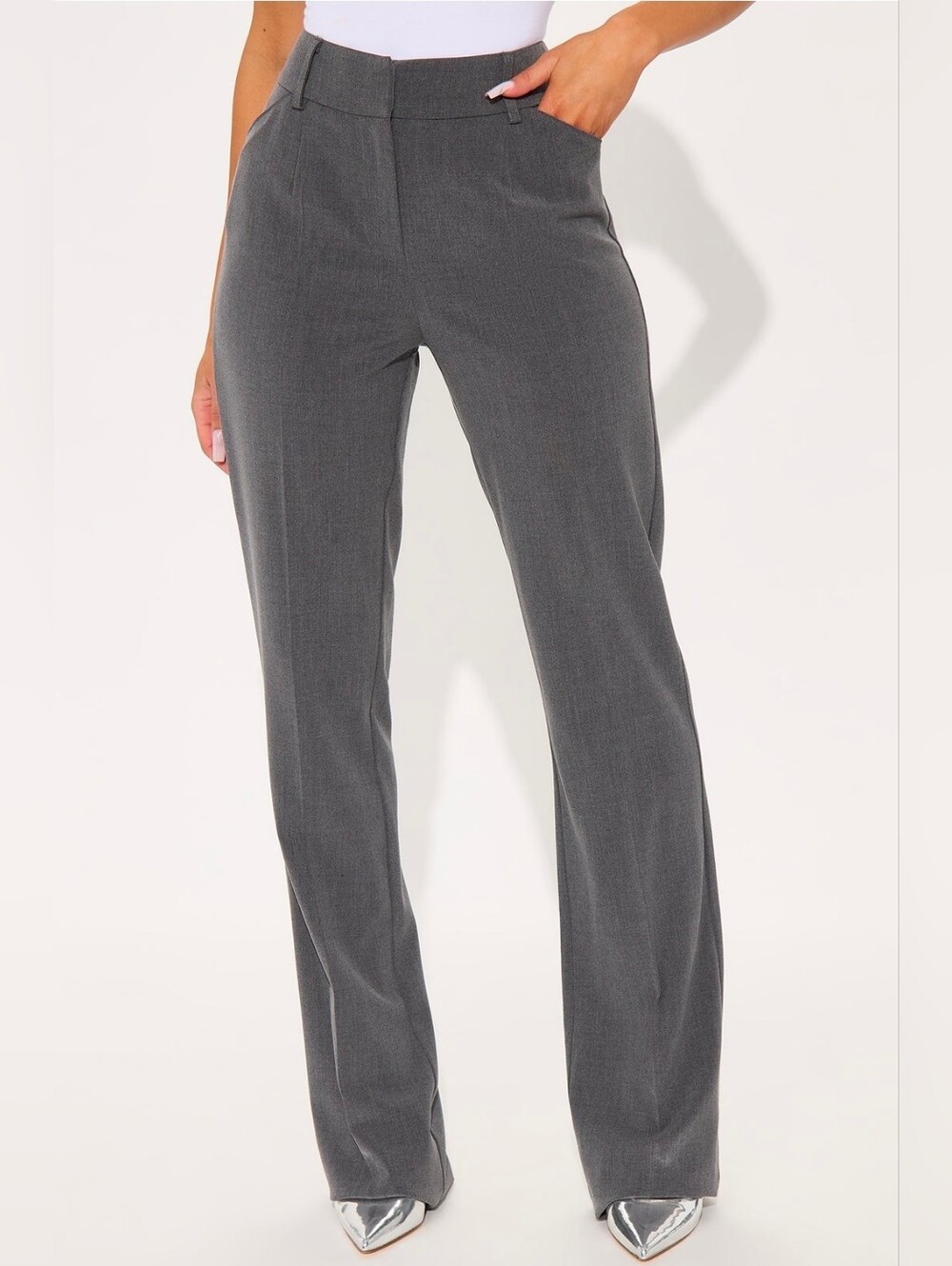 Tall Dressy Pants , In Grey/charcoal
